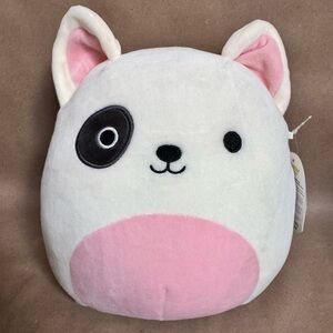 NWT 8” Squishmallows Charlie The Bull Terrier.
